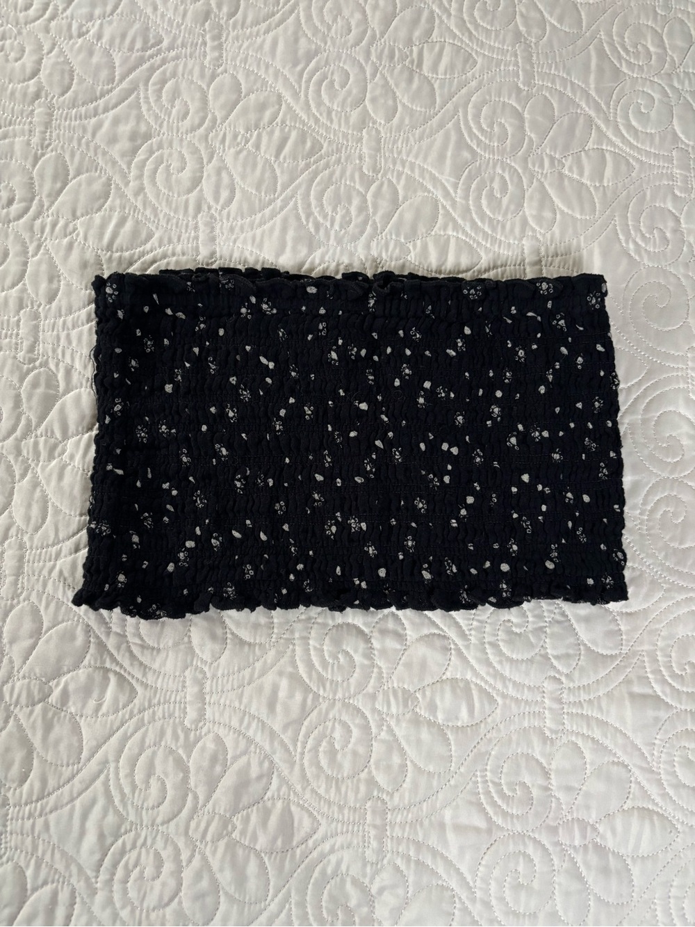 Urban Outfitters Black Speckled Tube Top